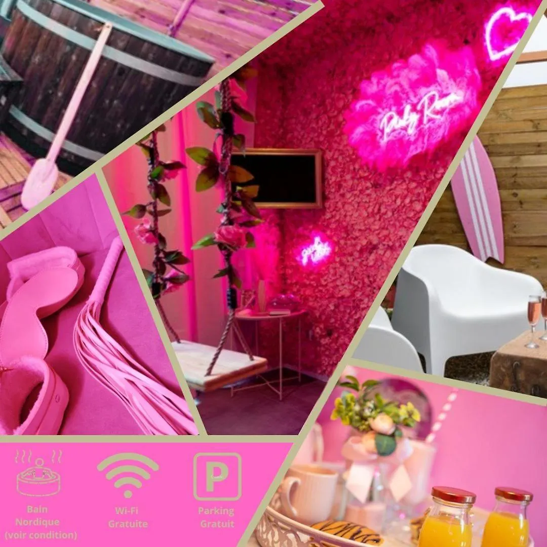 Apartman Pinky Room Glamour Mais Pas Que Parking Gratuit Saint-Julien